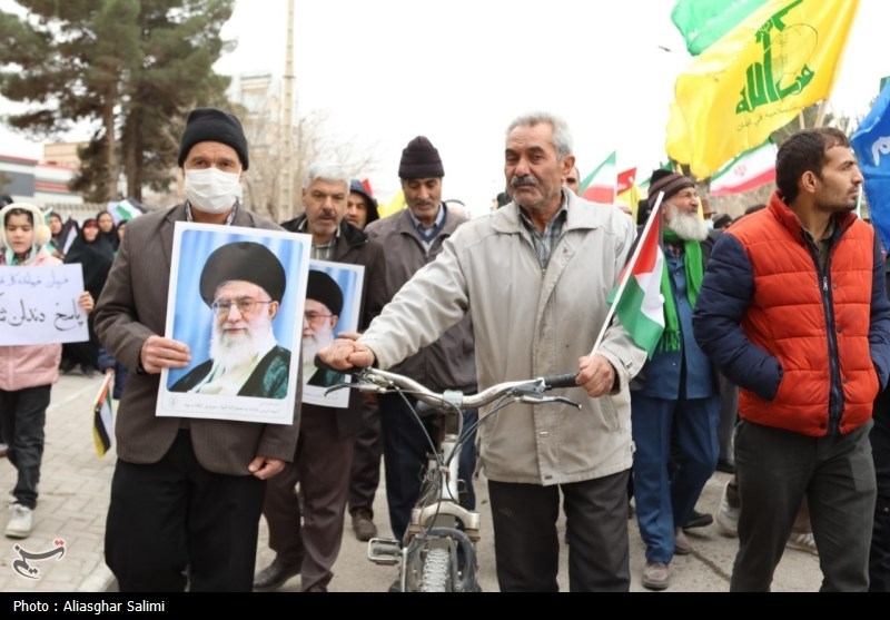 راهپیمایی جمعه نصر و پیروزی جبهه مقاومت در بجنورد+تصاویر