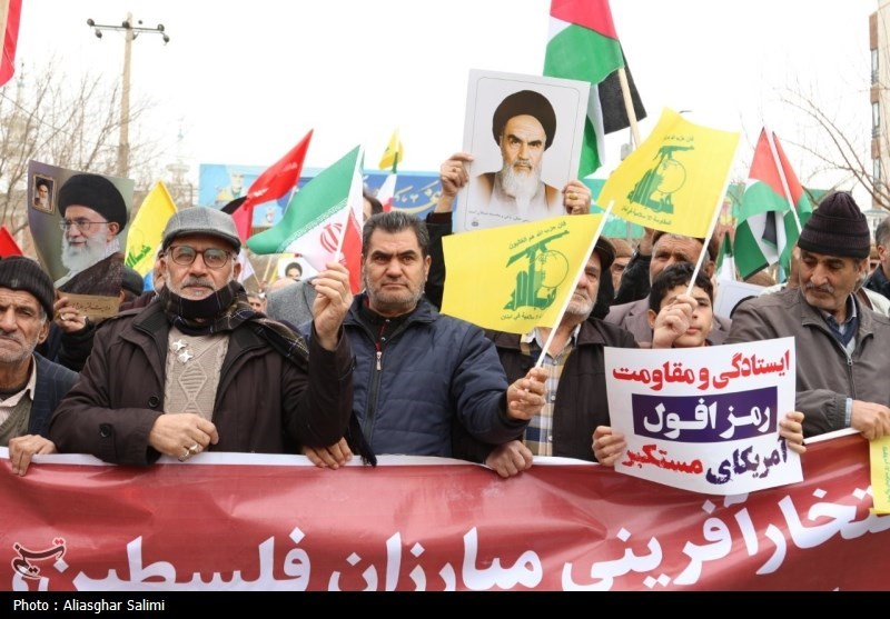 راهپیمایی جمعه نصر و پیروزی جبهه مقاومت در بجنورد+تصاویر