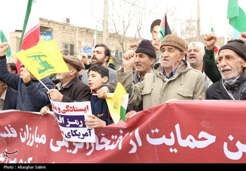 راهپیمایی جمعه نصر و پیروزی جبهه مقاومت در بجنورد+تصاویر