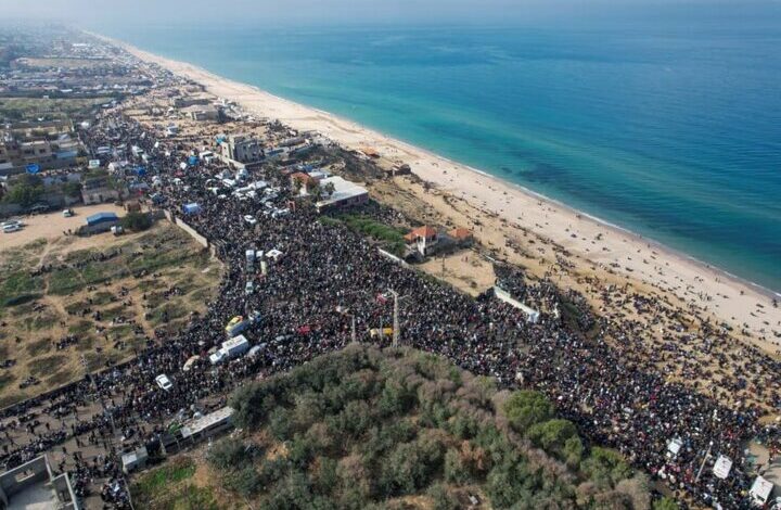 شکست صهیونیست‌ها در کوچ اجباری فلسطینیان؛ بازگشت صدها هزار نفر به شمال غزه
