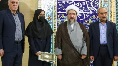 نمازجمعه تبریز، میزبان دختر قهرمان ایران شد