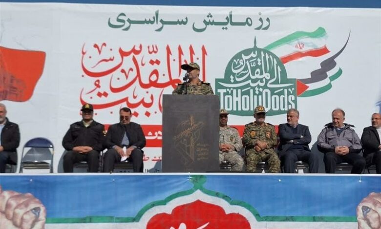 نمایش اقتدار و توان رزم دستگاه‌های استان البرز