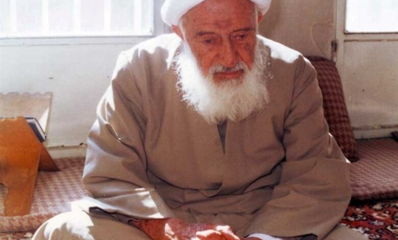نکوداشت آیت‌الله مروارید در مشهد