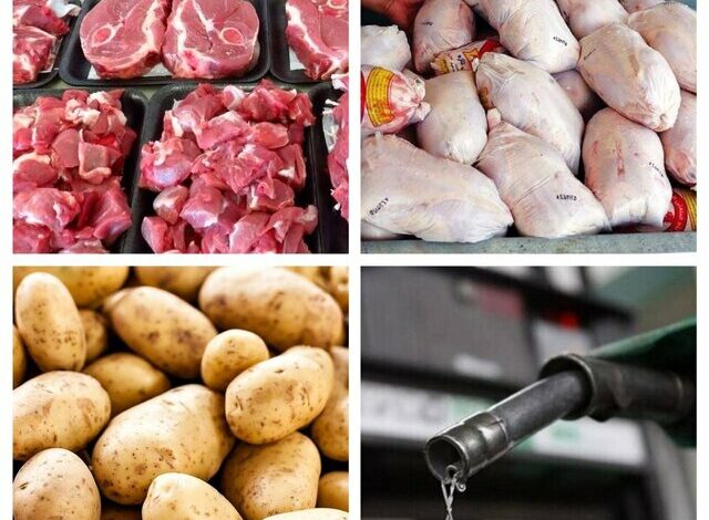 نگران بنزین، گوشت، مرغ و سیب‌زمینی نباشید