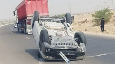 واژگونی خودرو در محور کاشان ـ اصفهان با 5 مصدوم و یک فوتی