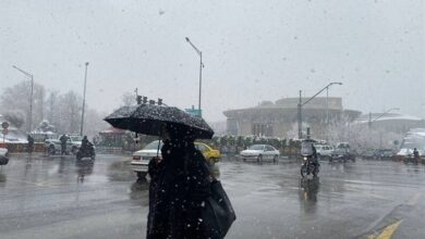 پیش‌بینی بارش پراکنده برف در البرز