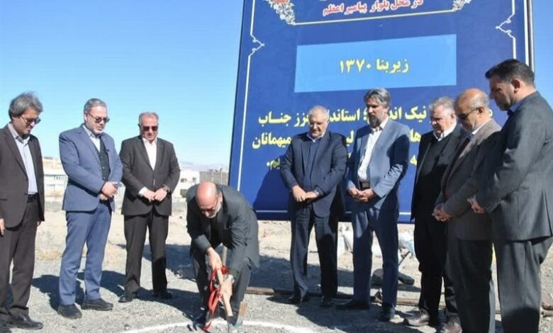 کلنگ‌زنی مجتمع آموزشی 30 هزار مترمربعی خیری در بیرجند