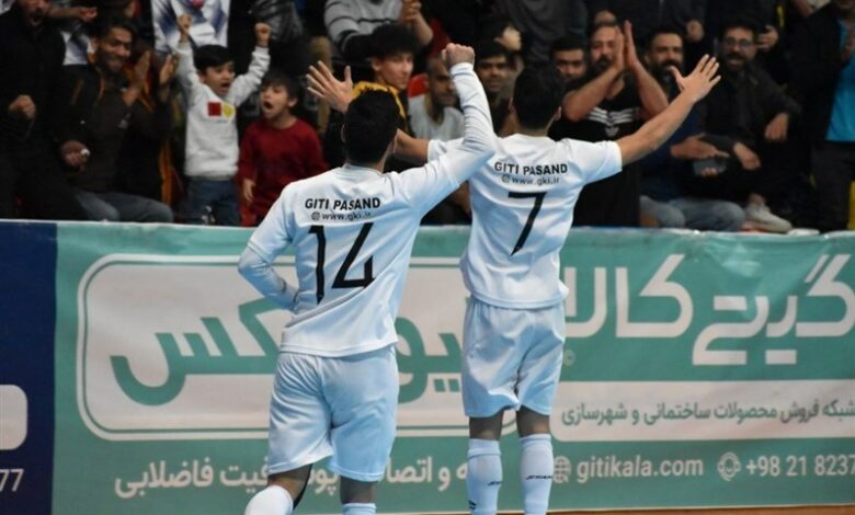 گیتی‌پسند پیروز دربی فوتسالی
