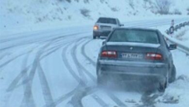 آخرین وضعیت راه‌های مرکزی/ محور بوئین زهرا ساوه مسدود شد