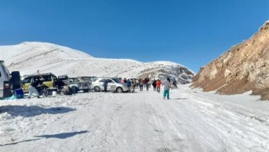 آفرود برفی طالقان با شرکت 100 آفرودباز
