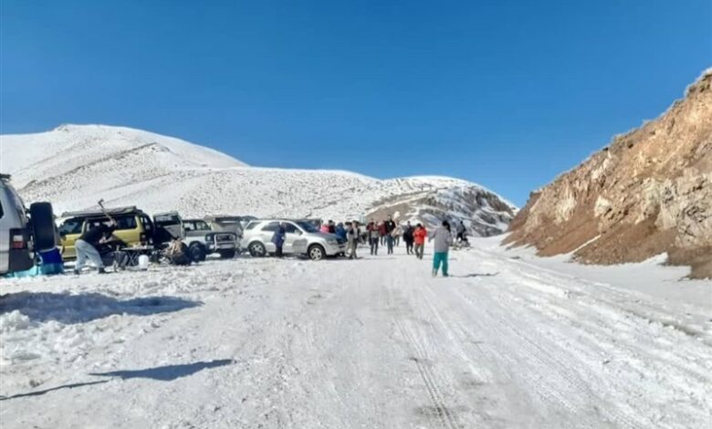 آفرود برفی طالقان با شرکت 100 آفرودباز