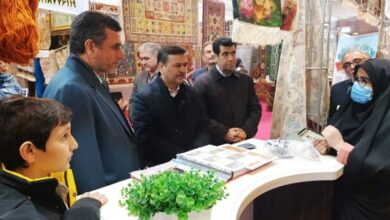 افتتاح نمایشگاه زنجیره تولید فرش دستباف گلستان+تصاویر