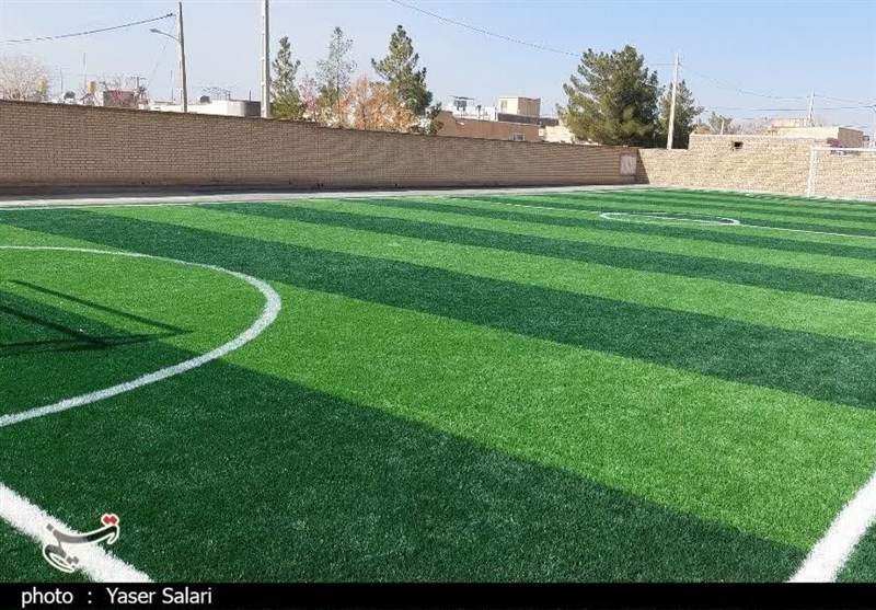 افتتاح چمن مصنوعی ویژه دانش آموزان استثنایی در گناباد