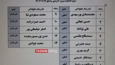 انتخاب هیئت اجرایی انتخابات میاندوره مجلس حوزه تبریز