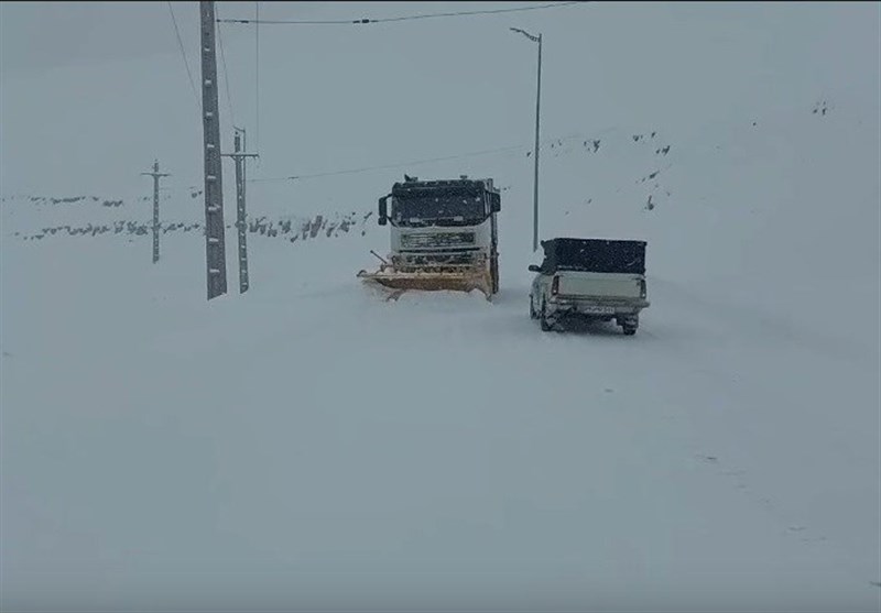 بارش یک متری برف در برخی نقاط استان گیلان
