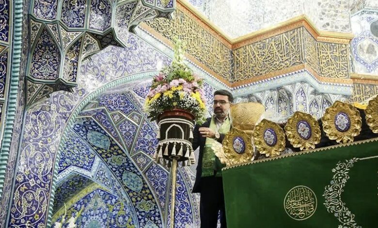 حال و هوای حرم حضرت معصومه(س) در میلاد امام حسین(ع)