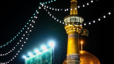 حرم مطهر رضوی در اعیاد شعبانیه به نور و گل آراسته شد