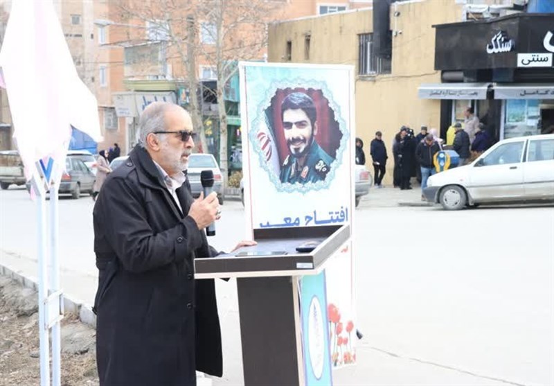 خیابانی به نام شهید«حسن ترک» در همدان افتتاح شد+تصویر