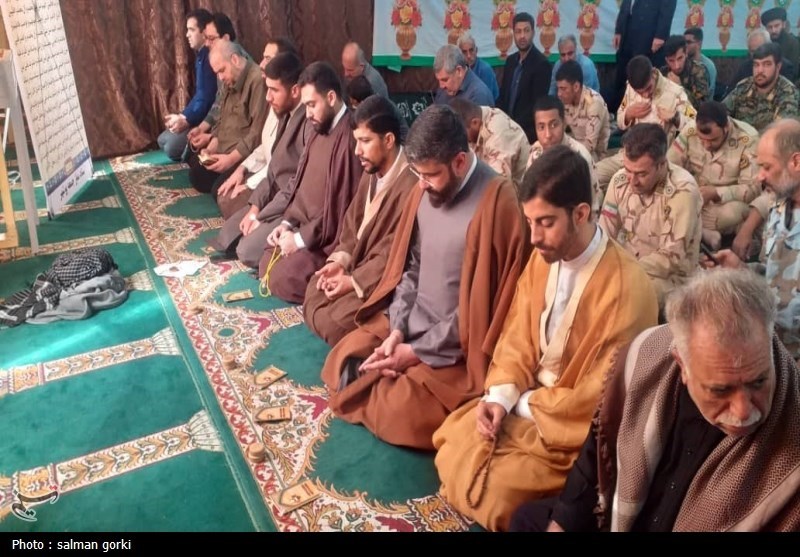 عمامه‌گذاری طلاب بوشهری در نیمه شعبان