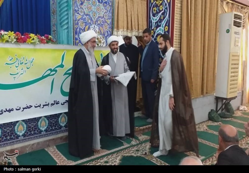 عمامه‌گذاری طلاب بوشهری در نیمه شعبان