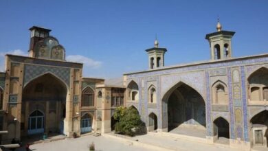 مسجد تاریخی مشیر شیراز مرمت می‌شود
