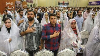 مشارکت اوقاف زنجان در جشن ازدواج 234 زوج دانشجو