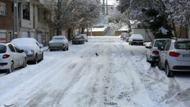 معابر کرمانشاه لغزنده است/ رانندگان احتیاط کنند