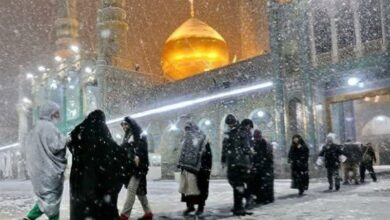 نخستین برف قم؛ سفیدپوشی شهر در آستانه سالگرد پیروزی انقلاب