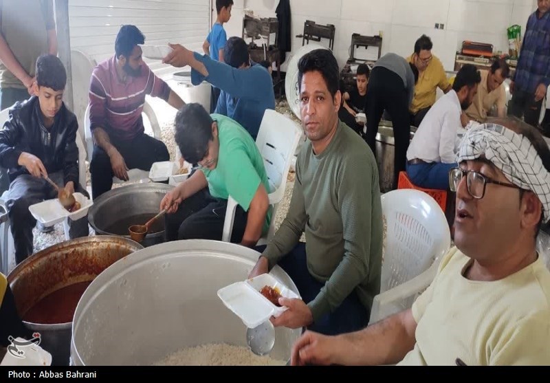 پخت و توزیع 10 هزار پرس غذا در جنوب استان بوشهر