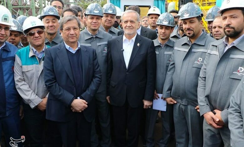 پزشکیان "کارخانه احیا مستقیم مگامدول سیرجان" را افتتاح کر‌د