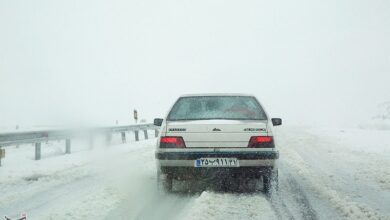 کاهش دید شدید و مه‌گرفتگی در جاده‌های همدان