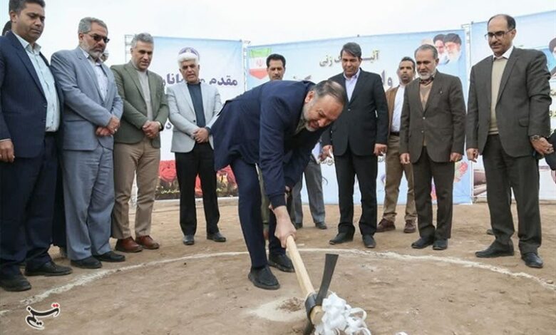 کلنگ‌زنی 456 واحد مسکن مددجویان کمیته امداد در کرمان