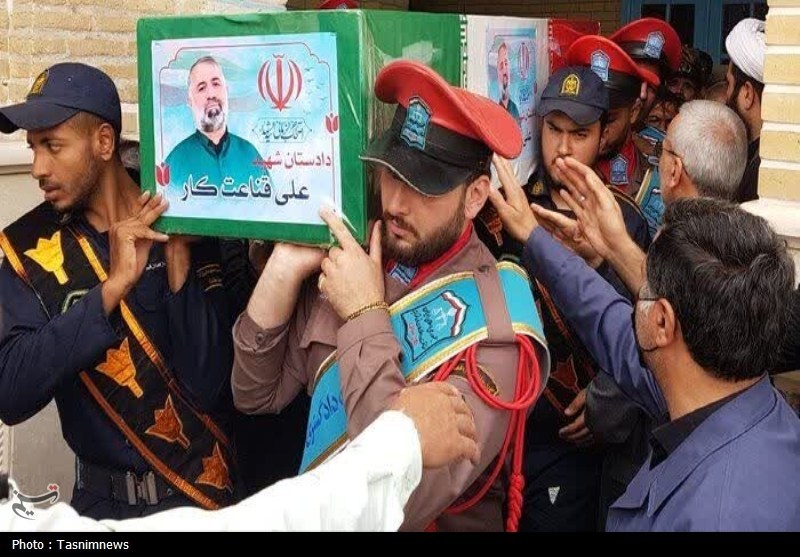 پیکر دادستان شهید علی قناعت‌کار در حرم حضرت معصومه(س) آرام گرفت