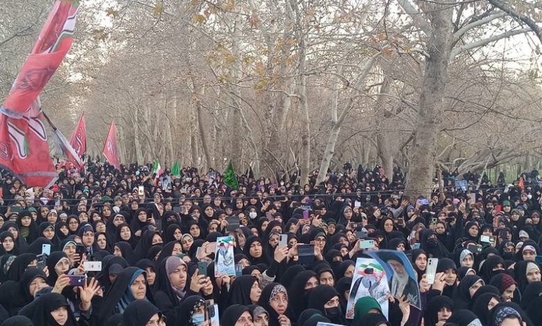 پارک ملت مشهد صحنه اجتماع فاطمی مدافعان عفاف و حجاب شد / اخبار خراسان رضوی - اخبار استانها