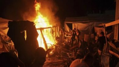 حمله پهپادی اسرائیل به چادرهای آوارگان در خان یونس؛ ۶ شهید برجای گذاشت / حمله اسرائیل , خان یونس , آوارگان فلسطینی , جنایت جنگی , غزه