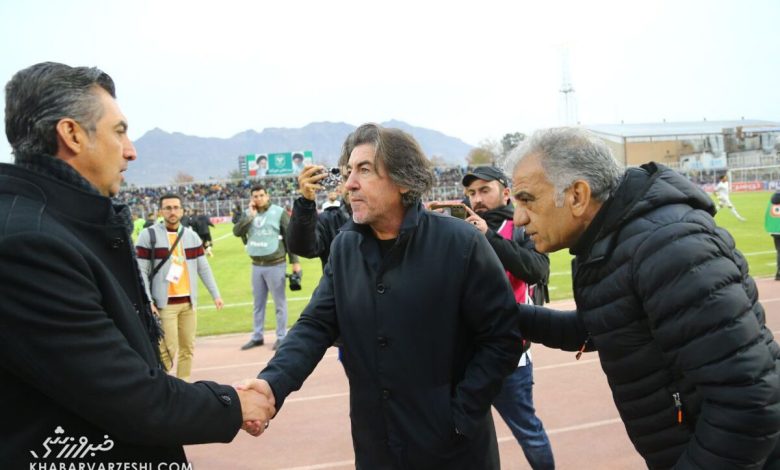 درگیری شدید ساپینتو و رحمتی پس از تساوی جنجالی خیبر و استقلال / ساپینتو , رحمتی , خیبر , استقلال , درگیری