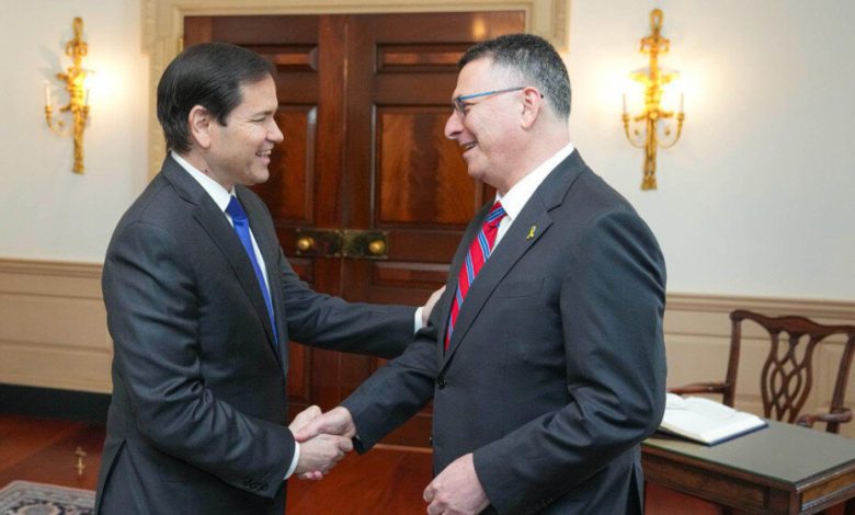 رایزنی تلفنی وزرای خارجه آمریکا و اسرائیل درباره تحولات منطقهای / آمریکا , اسرائیل , خاورمیانه , صلح ترامپ , سوریه