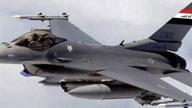 انهدام مخفیگاههای داعش در شمال راوه توسط جنگندههای عراقی / داعش , عراق , انهدام مخفیگاه , راوه , تروریسم