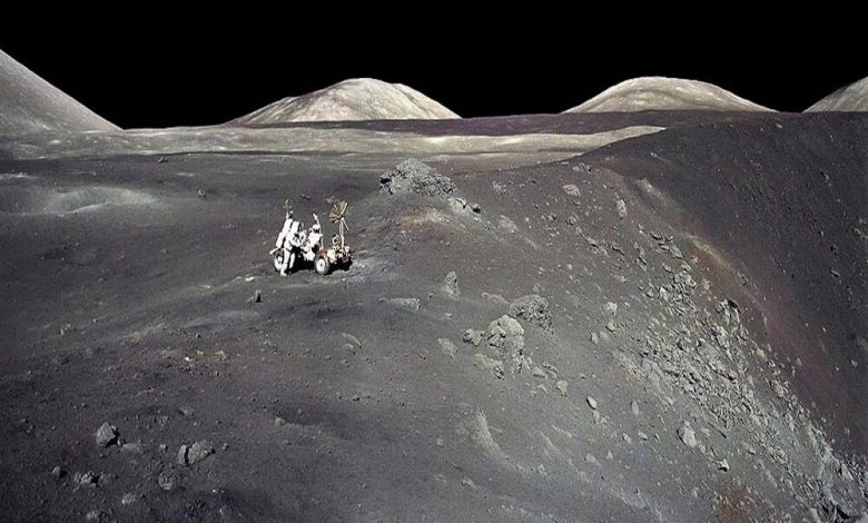 تصویر تاریخی ناسا از ماموریت آپولو ۱۷: فضانوردان در دره ثور-لیترو / ناسا , آپولو ۱۷ , ماه , فضانوردان , یوجین سرنان