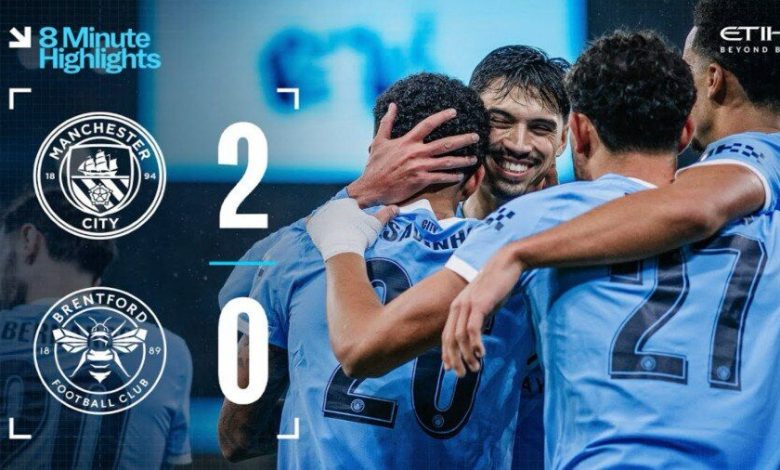 منچسترسیتی با غلبه بر حریف به نیمه نهایی جام اتحادیه صعود کرد / منچسترسیتی , جام اتحادیه , رایان چرکی , ساوینیو , گواردیولا