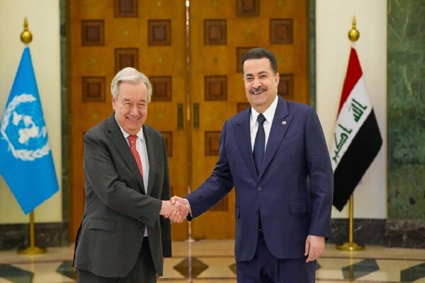 السودانی: عراق با فداکاری بر تروریسم پیروز شد / عراق , سازمان ملل , محمد شیاع السودانی , آنتونیو گوترش , تروریسم