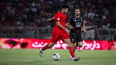 گلزنی مهدی ترابی به پرسپولیس و عدم خوشحالی او / مهدی ترابی , پرسپولیس , تراکتور , گلزنی , عدم خوشحالی