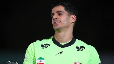 سانسور گلزنی پیام نیازمند در ضربات پنالتی توسط تلویزیون / پیام نیازمند , پرسپولیس , تراکتور , ضربات پنالتی , سانسور تلویزیونی