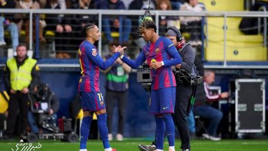 بارسلونا با پیروزی مقابل ویارئال صدرنشینی لالیگا را تثبیت کرد / بارسلونا , لالیگا , ویارئال , رافینیا , لامین یامال