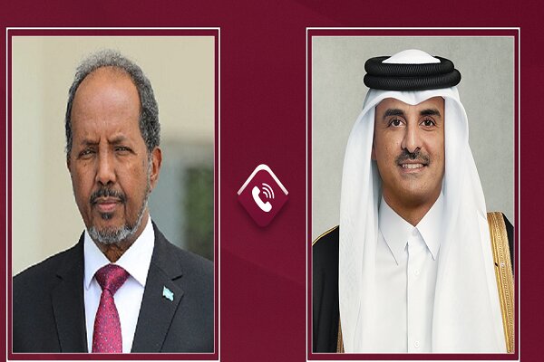 امیر قطر در گفت‌وگوی تلفنی با رئیس‌جمهور سومالی بر حمایت از حاکمیت این کشور تأکید کرد / قطر , سومالی , رژیم صهیونیستی , سومالی‌لند , روابط دیپلماتیک