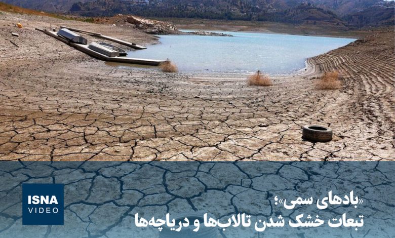 هشدار درباره تبعات خشک شدن تالابها و دریاچهها؛ ویدیو / تالاب , دریاچه , خشک شدن , بادهای سمی , محیطزیست
