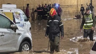 افزایش قربانیان سیل مراکش به ۳۷ نفر؛ خسارات سنگین در آسفی / سیل مراکش , آسفی , قربانیان سیل , بارش شدید , فاجعه طبیعی