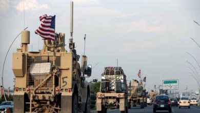 ورود کاروان نظامی آمریکا به شرق سوریه در شرایط تحرکات هوایی گسترده / سوریه , آمریکا , کاروان نظامی , دیرالزور , الشحیل