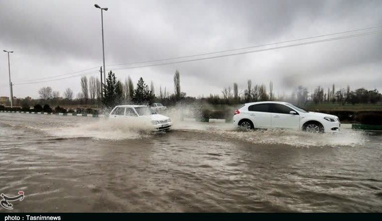 بارش برف و باران در 6 محور مواصلاتی استان فارس / اخبار فارس - اخبار استانها