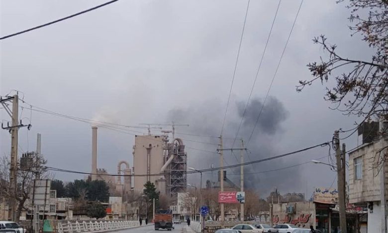 آتشسوزی در کارخانه سیمان دورود/ مخزن 168 هزار لیتری مازوت آتش گرفت / اخبار لرستان - اخبار استانها